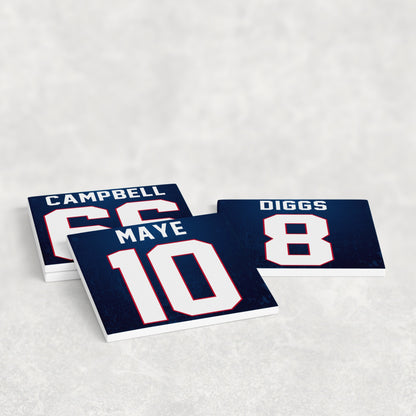New England Patriots Jersey Inspired Coasters