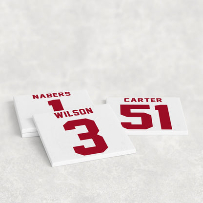 New York Giants Jersey Inspired Coasters