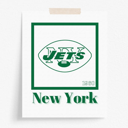New York Jets Minimalist Art Print