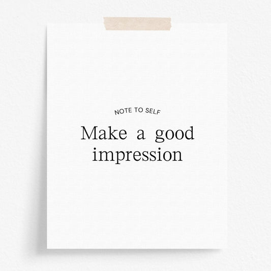 Note To Self