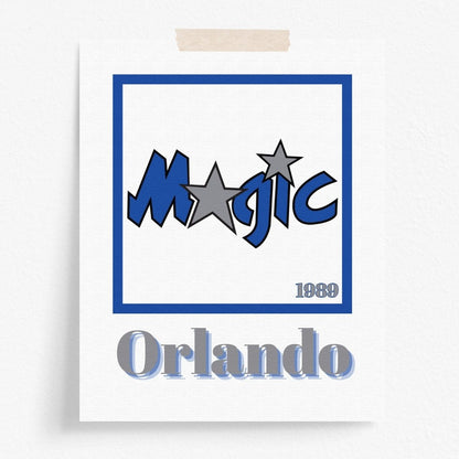 Orlando Magic Minimalist Art Print