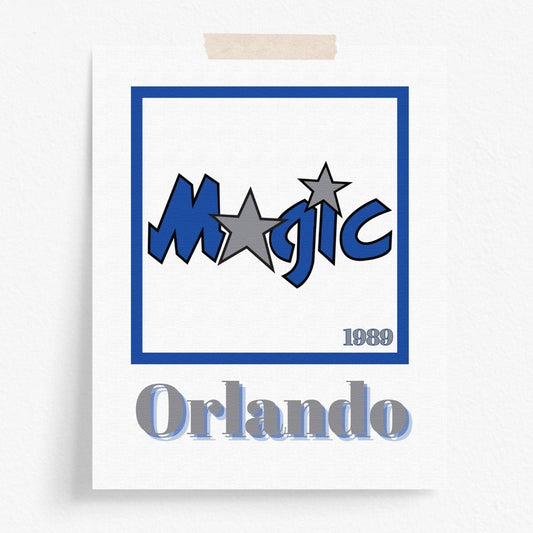 Orlando Magic Minimalist Art Print