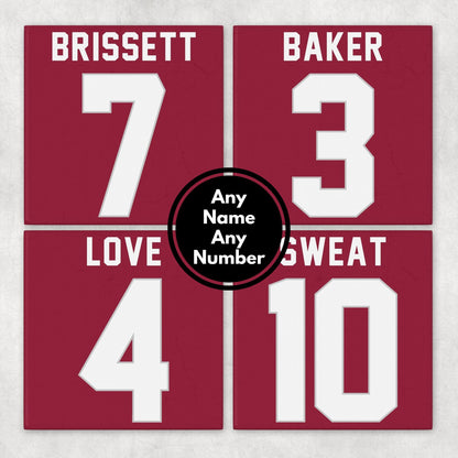 Personalized Arizona Cardinals Inspired Coasters