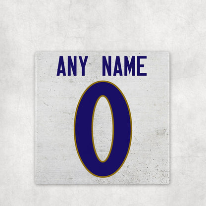 Personalized Baltimore Ravens Inspired Coasters