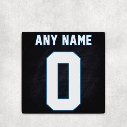 Personalized Carolina Panthers Inspired Coasters