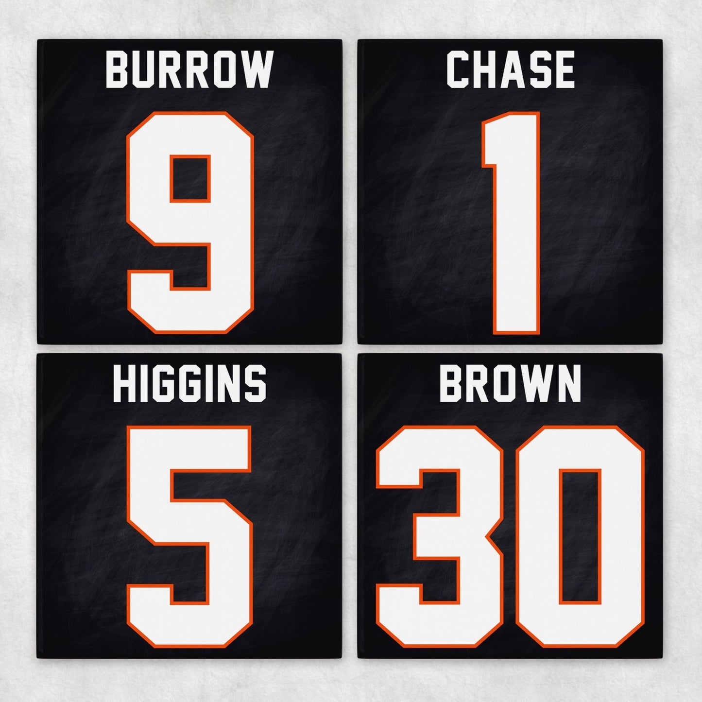 Personalized Cincinnati Bengals Inspired Coasters
