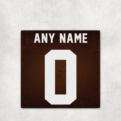 Personalized Cleveland Browns Inspired Coasters