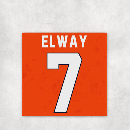 Personalized Denver Broncos Inspired Coasters