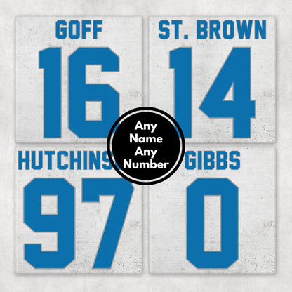 Personalized Detroit Lions Inspired Coasters