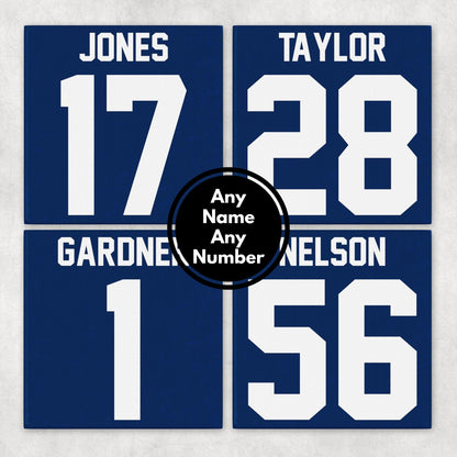 Personalized Indianapolis Colts Inspired Coasters