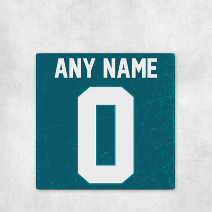 Personalized Jacksonville Jaguars Inspired Coasters