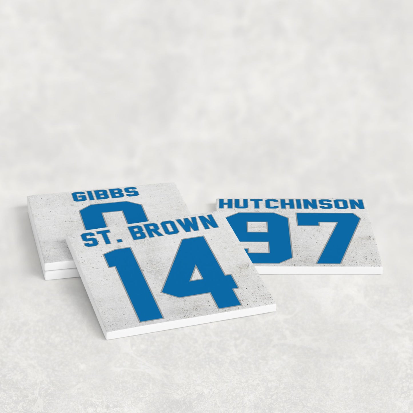 Personalized Detroit Lions Inspired Coasters