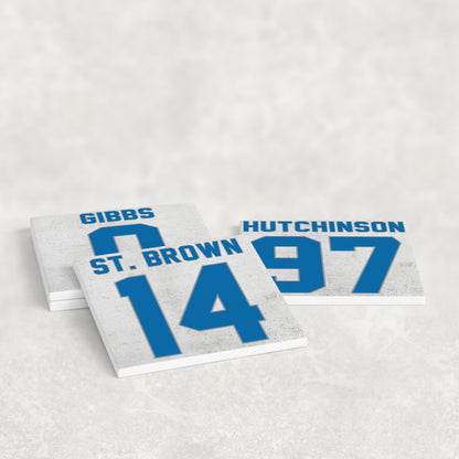 Personalized Detroit Lions Inspired Coasters