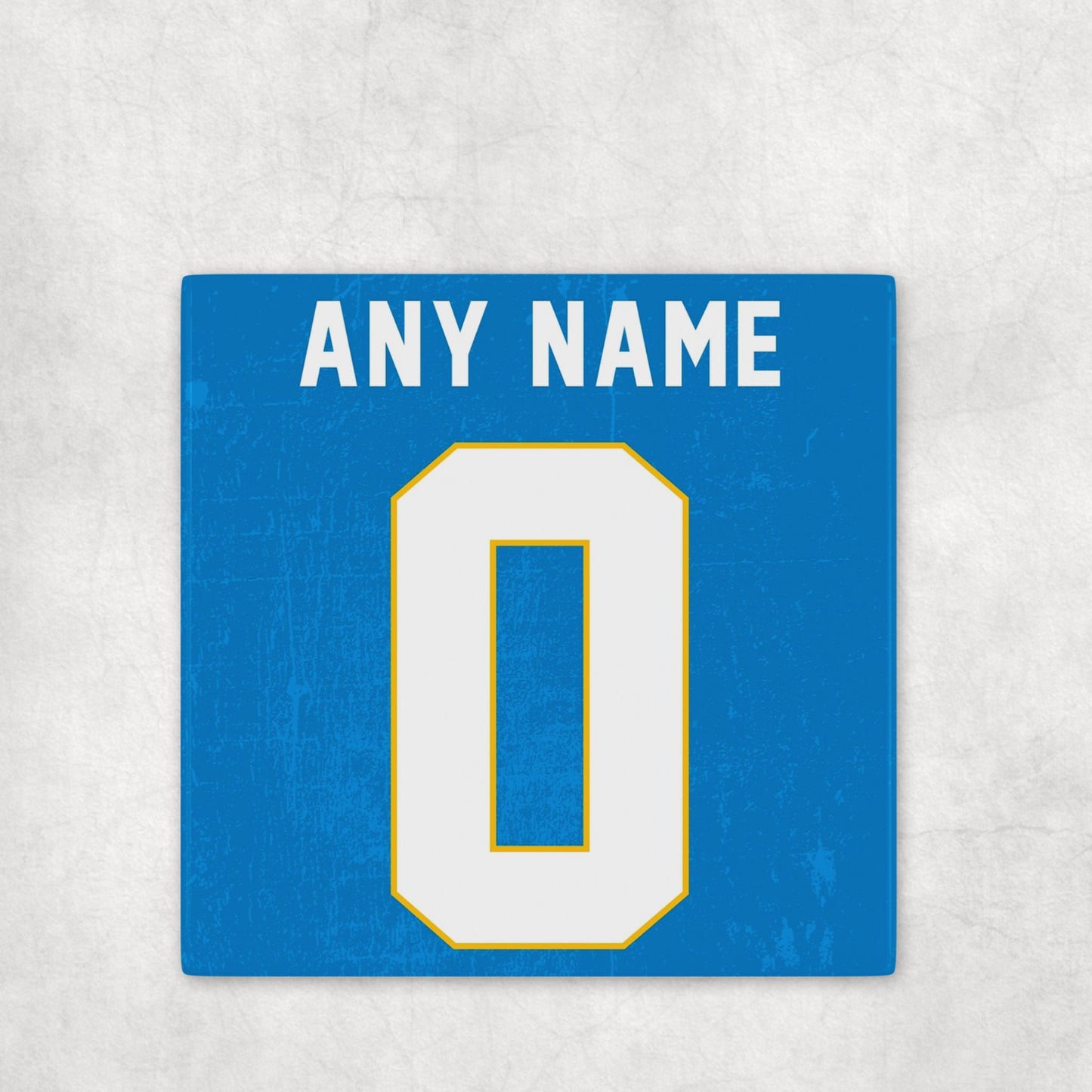 Personalized Los Angeles Chargers Inspired Coasters