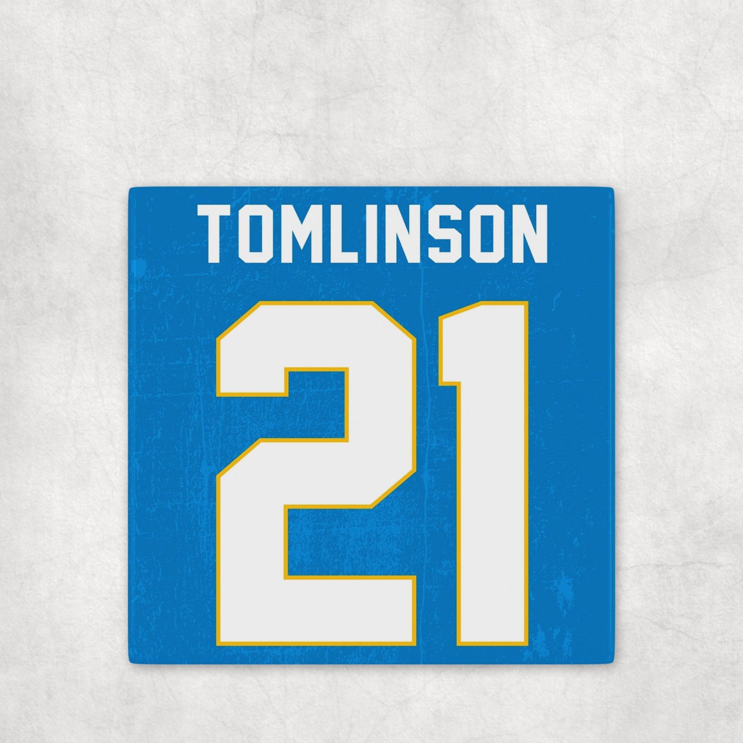 Personalized Los Angeles Chargers Inspired Coasters