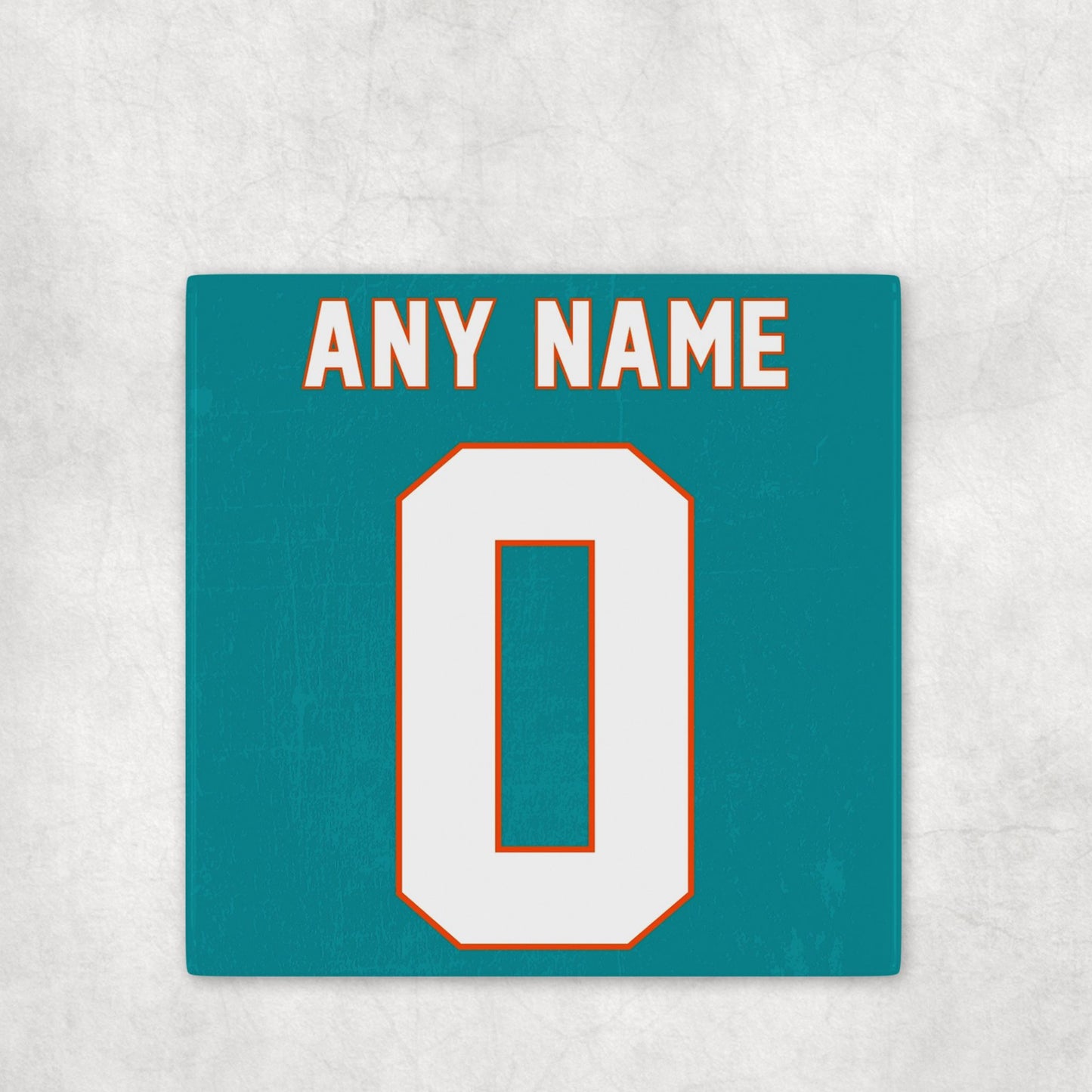 Personalized Miami Dolphins Inspired Coasters