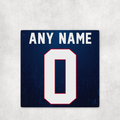 Personalized New England Patriots Inspired Coasters