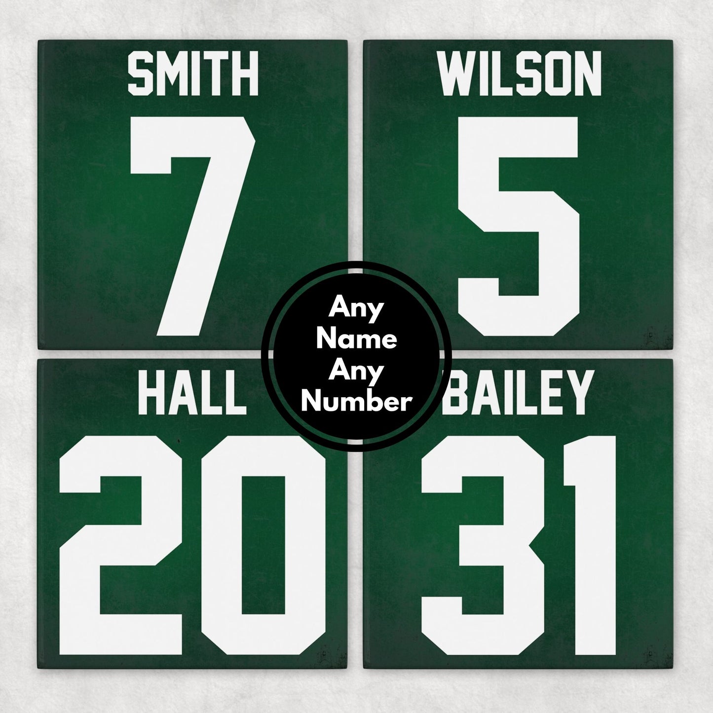 Personalized New York Jets Inspired Coasters