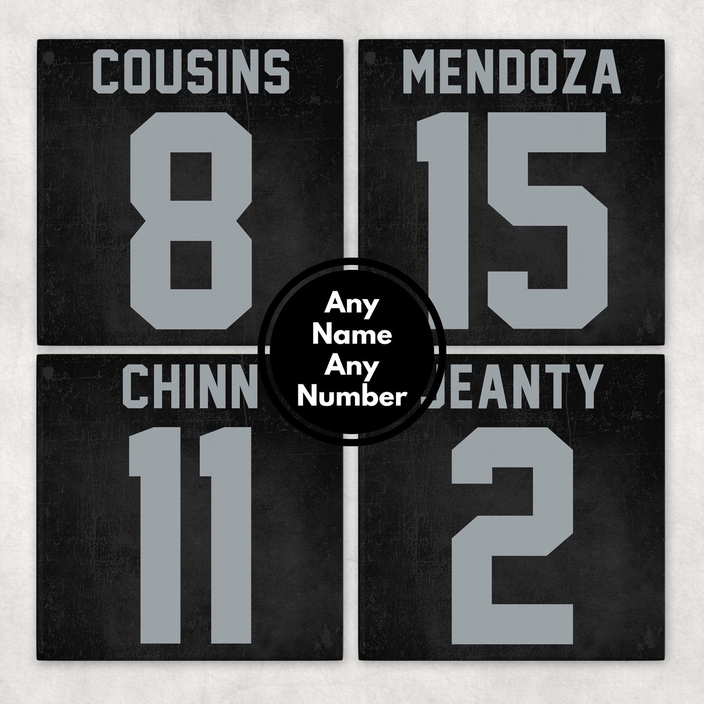 Personalized Las Vegas Raiders Inspired Coasters