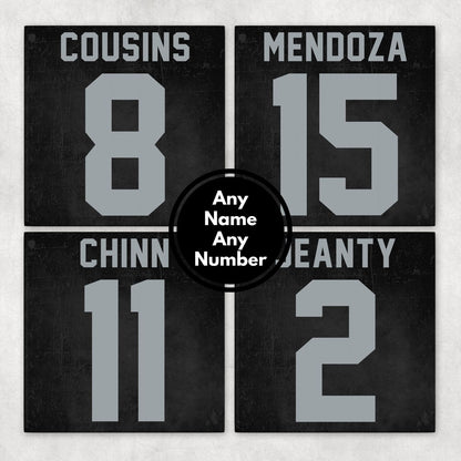 Personalized Las Vegas Raiders Inspired Coasters