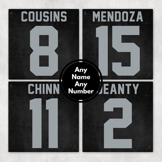 Personalized Las Vegas Raiders Inspired Coasters