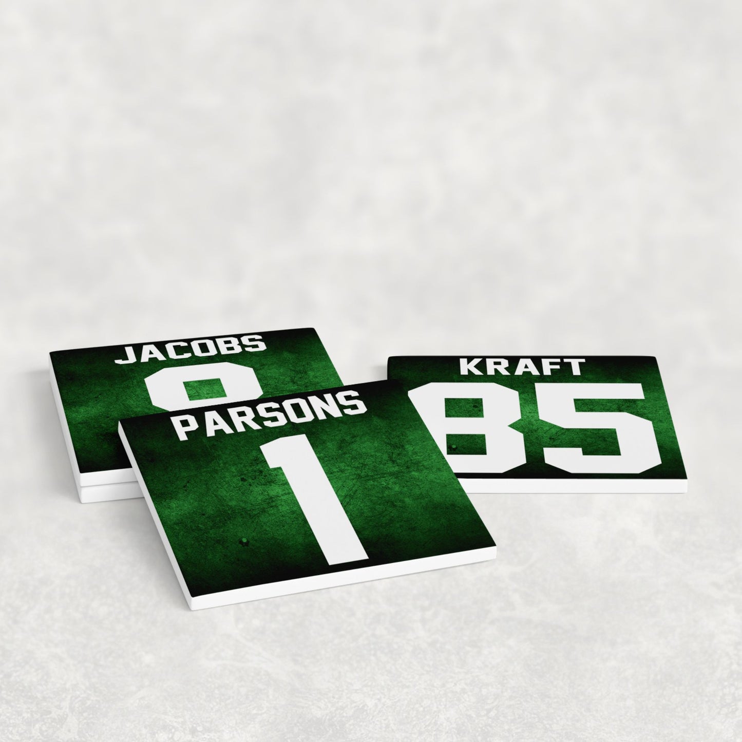 Personalized Green Bay Packers Inspired Coasters