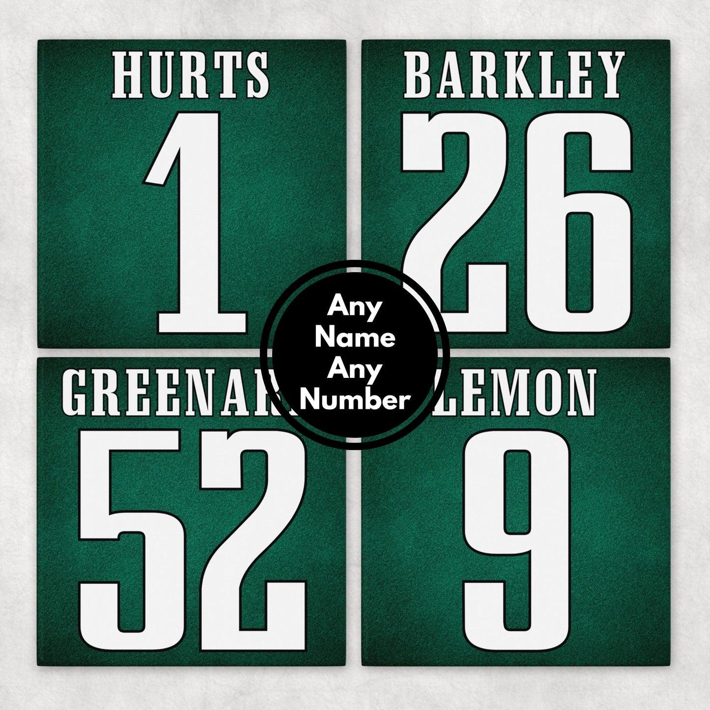 Personalized Philadelphia Eagles Inspired Coasters