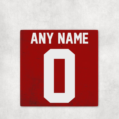 Personalized San Francisco 49ers Inspired Coasters