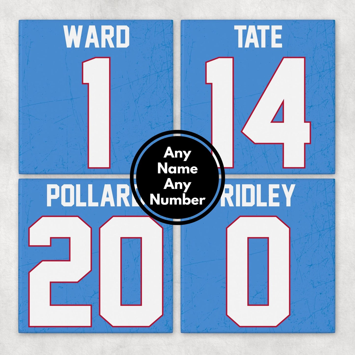 Personalized Tennessee Titans Inspired Coasters