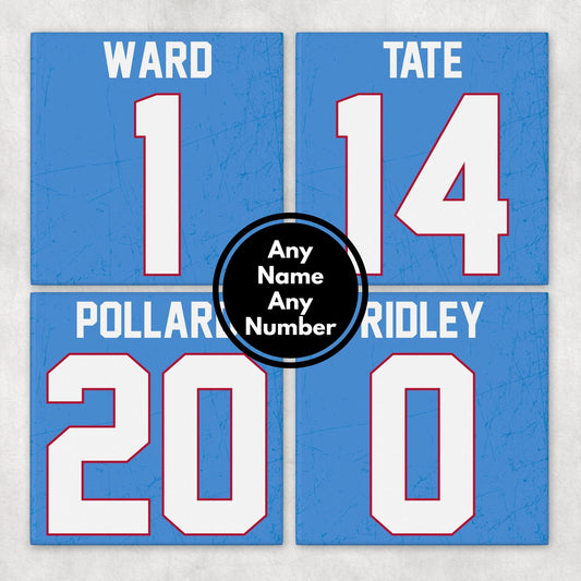 Personalized Tennessee Titans Inspired Coasters