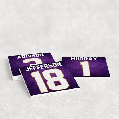 Personalized Minnesota Vikings Inspired Coasters