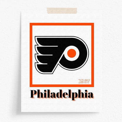 Philadelphia Flyers Minimalist Art Print