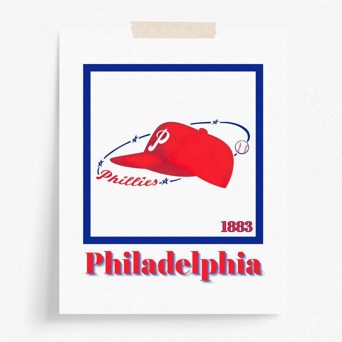 Philadelphia Phillies Minimalist Art Print