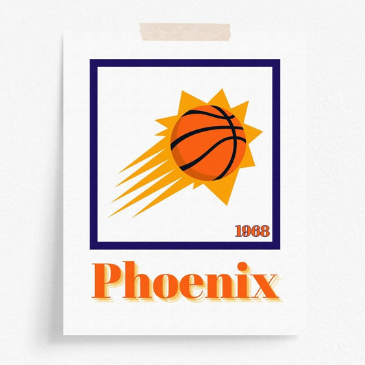 Phoenix Suns Minimalist Art Print