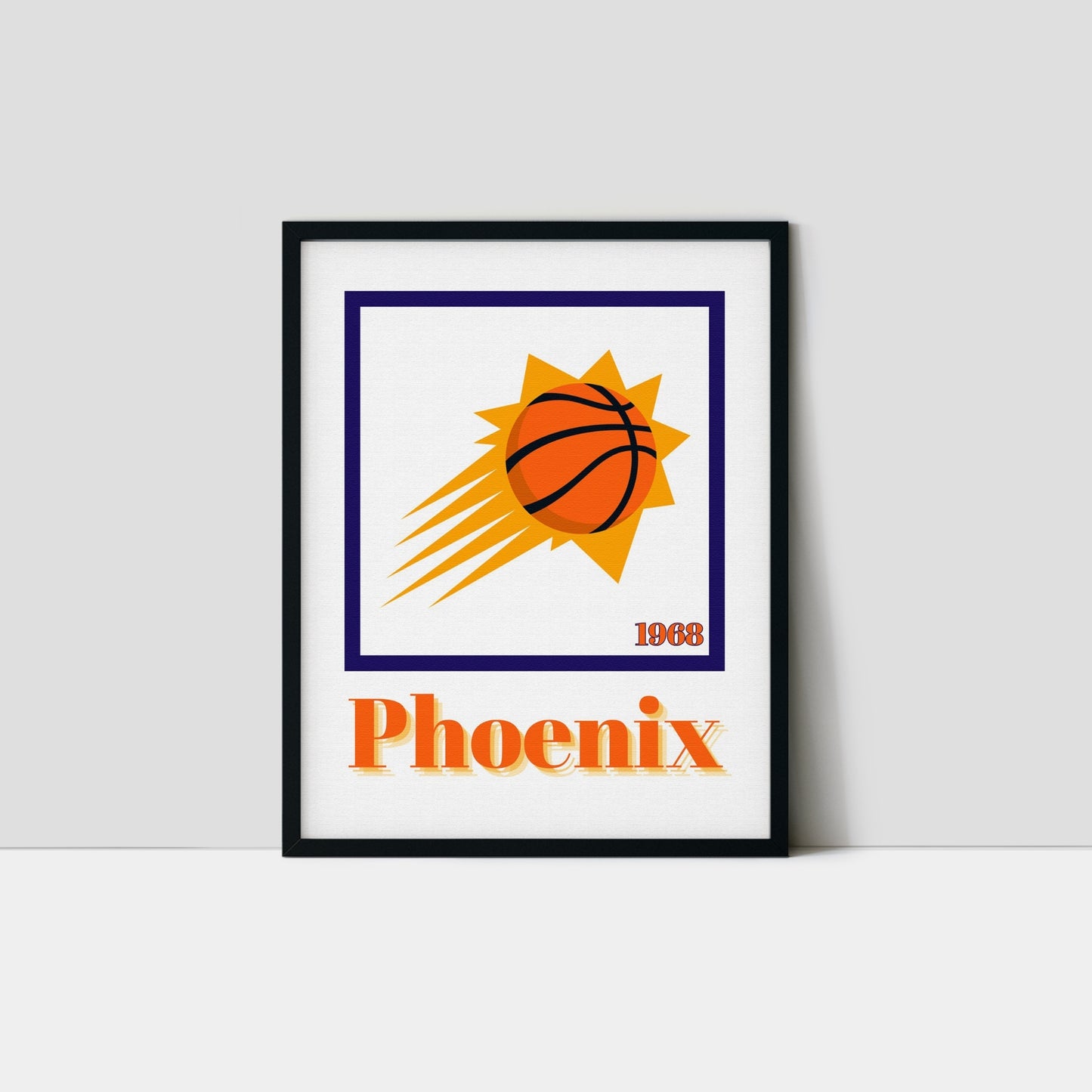 Phoenix Suns Minimalist Art Print