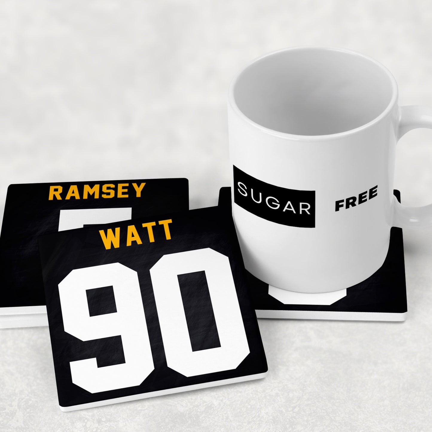 Pittsburgh Steelers Jersey Inspired Coasters