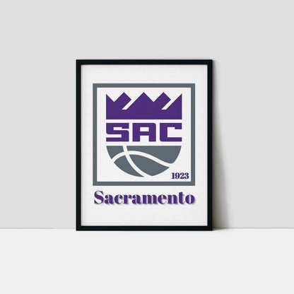 Sacramento Kings Minimalist Art Print