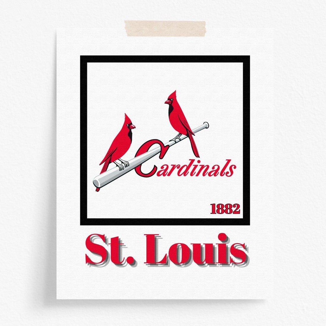 St. Louis Cardinals Minimalist Art Print