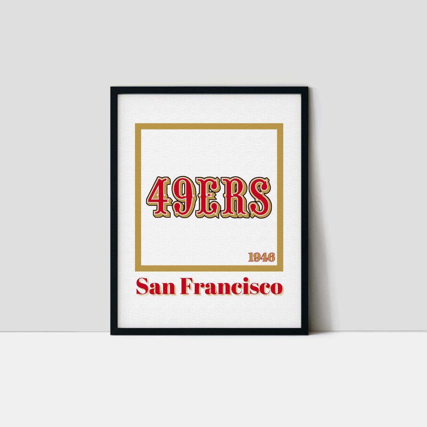 San Francisco 49ers Minimalist Art Print