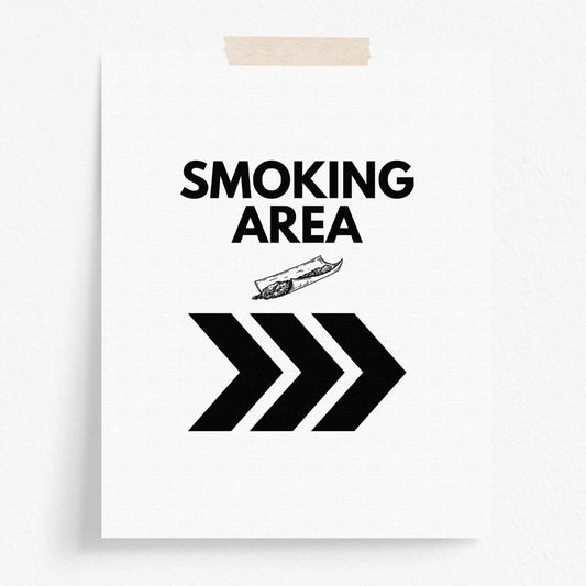 Smoking Area That Way