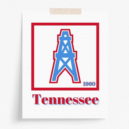 Tennessee Titans Minimalist Art Print