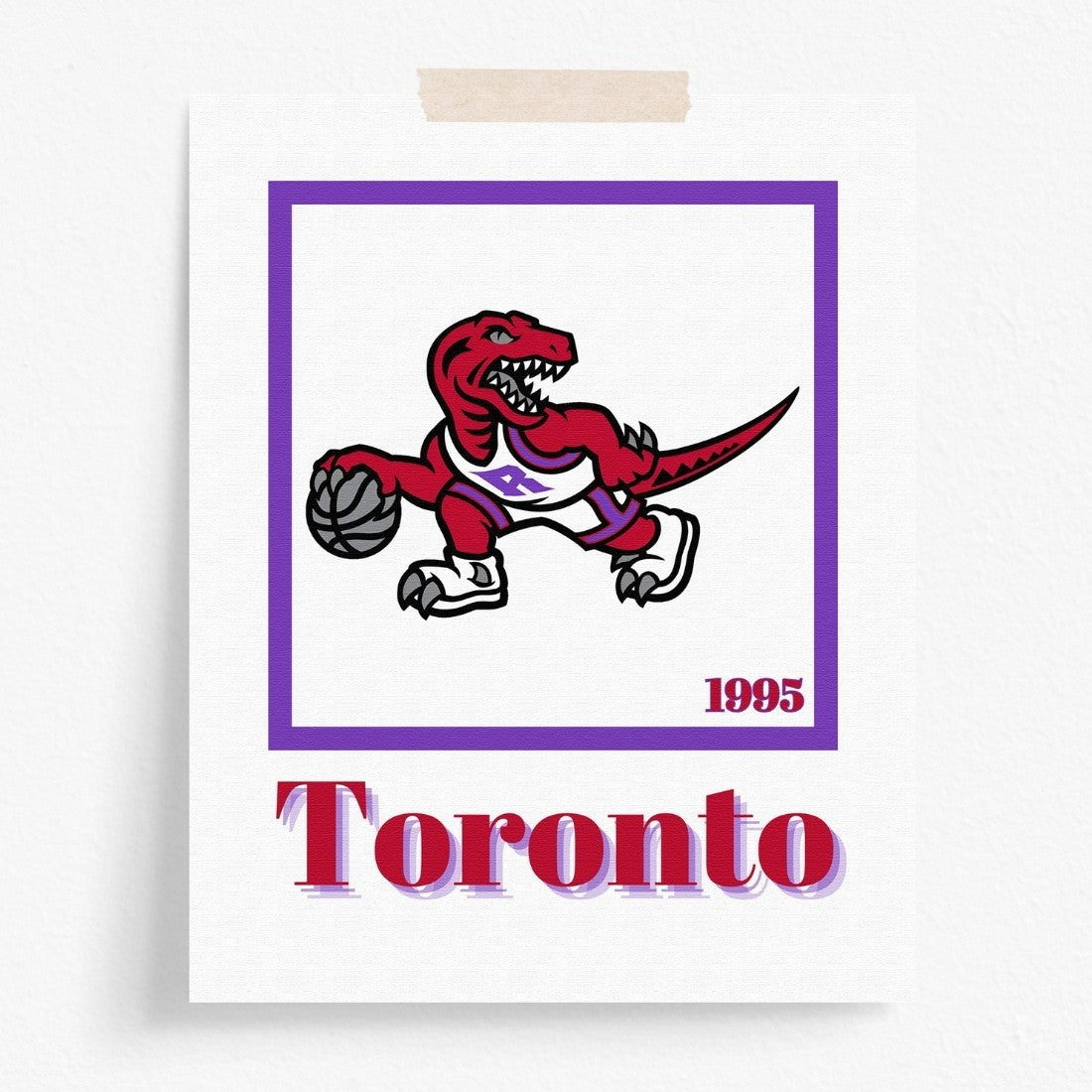 Toronto Raptors Minimalist Art Print