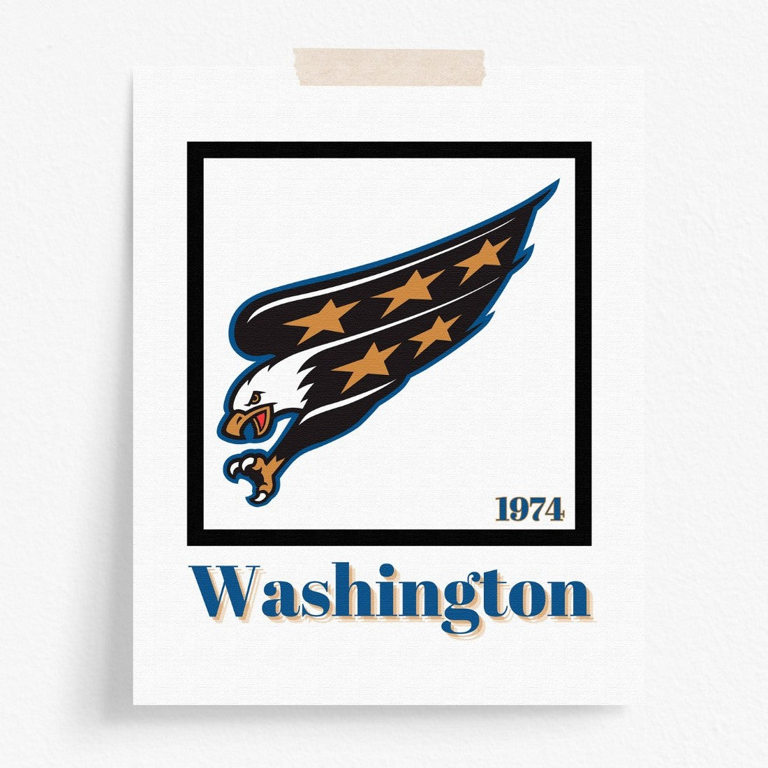 Washington Capitals Minimalist Art Print