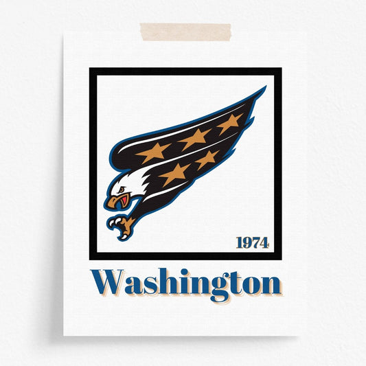 Washington Capitals Minimalist Art Print