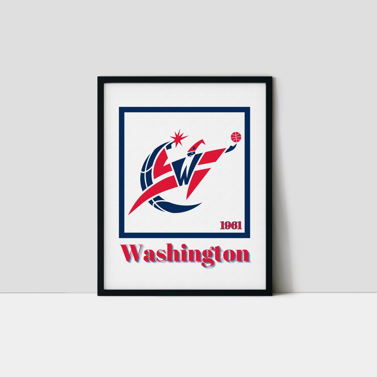 Washington Wizards Minimalist Art Print