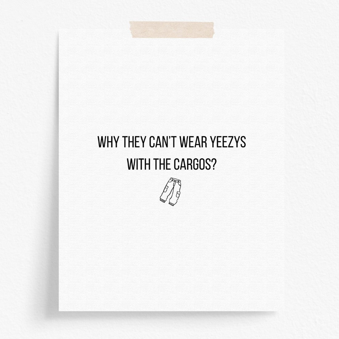 Why They Can't Wear Yeezys