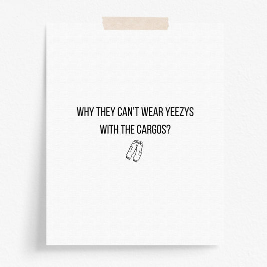 Why They Can't Wear Yeezys